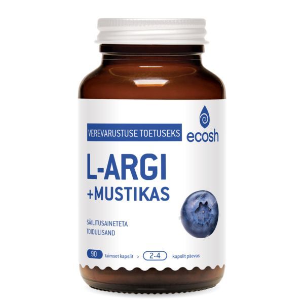 L-arginiin + mustikas