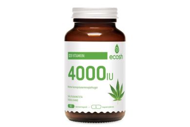 Vitamiin D3, 4000IU/kapsel