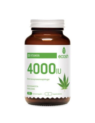 Vitamiin D3, 4000IU/kapsel