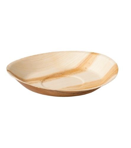 Palmilehest ümmargune taldrik 22 cm