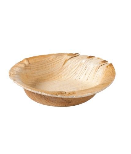 Palmilehest ümmargune taldrik 12 cm