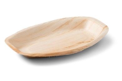 Palmilehest ovaalne taldrik 30 x 20 x 2,5 cm