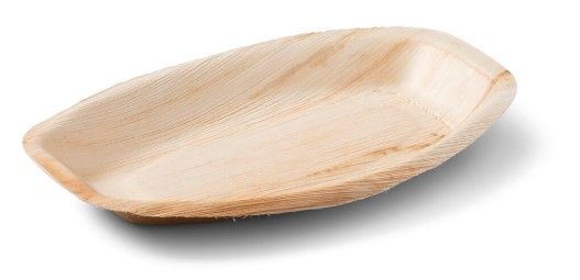 Palmilehest ovaalne taldrik 30 x 20 x 2,5 cm