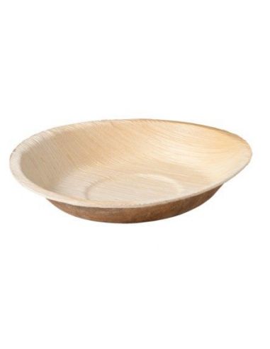 Palmilehest ümmargune taldrik 18 cm