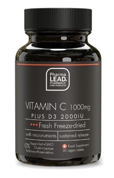 Vitamiin C 1000 mg + D3 2000IU
                         