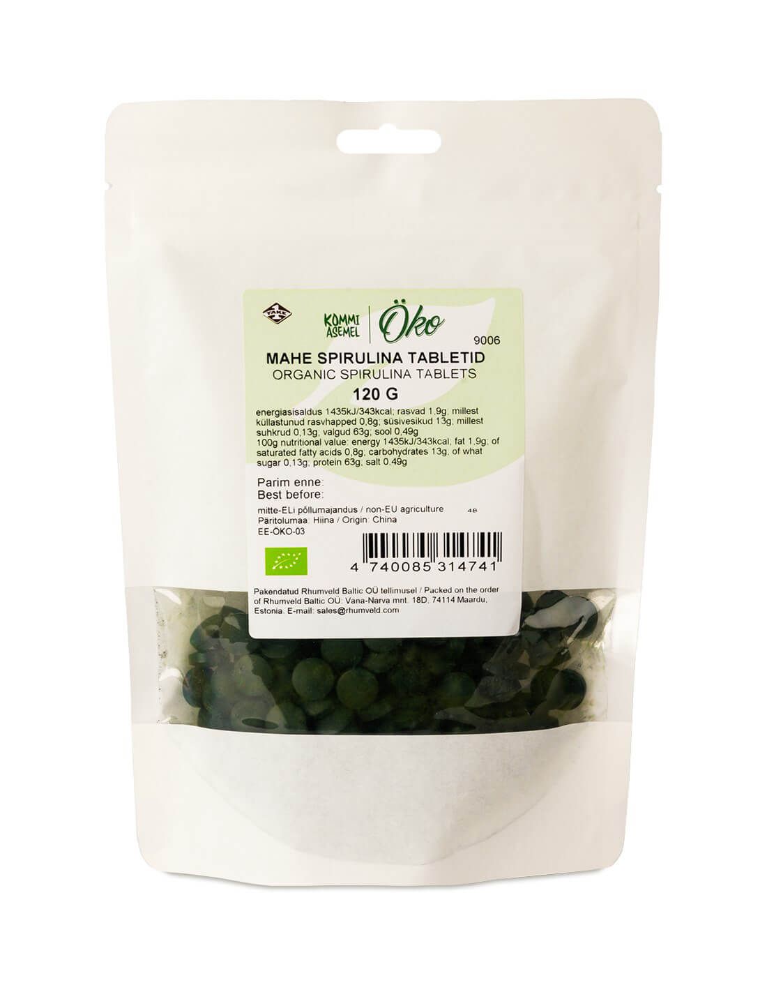 Mahe spirulinapulber 150g
                         