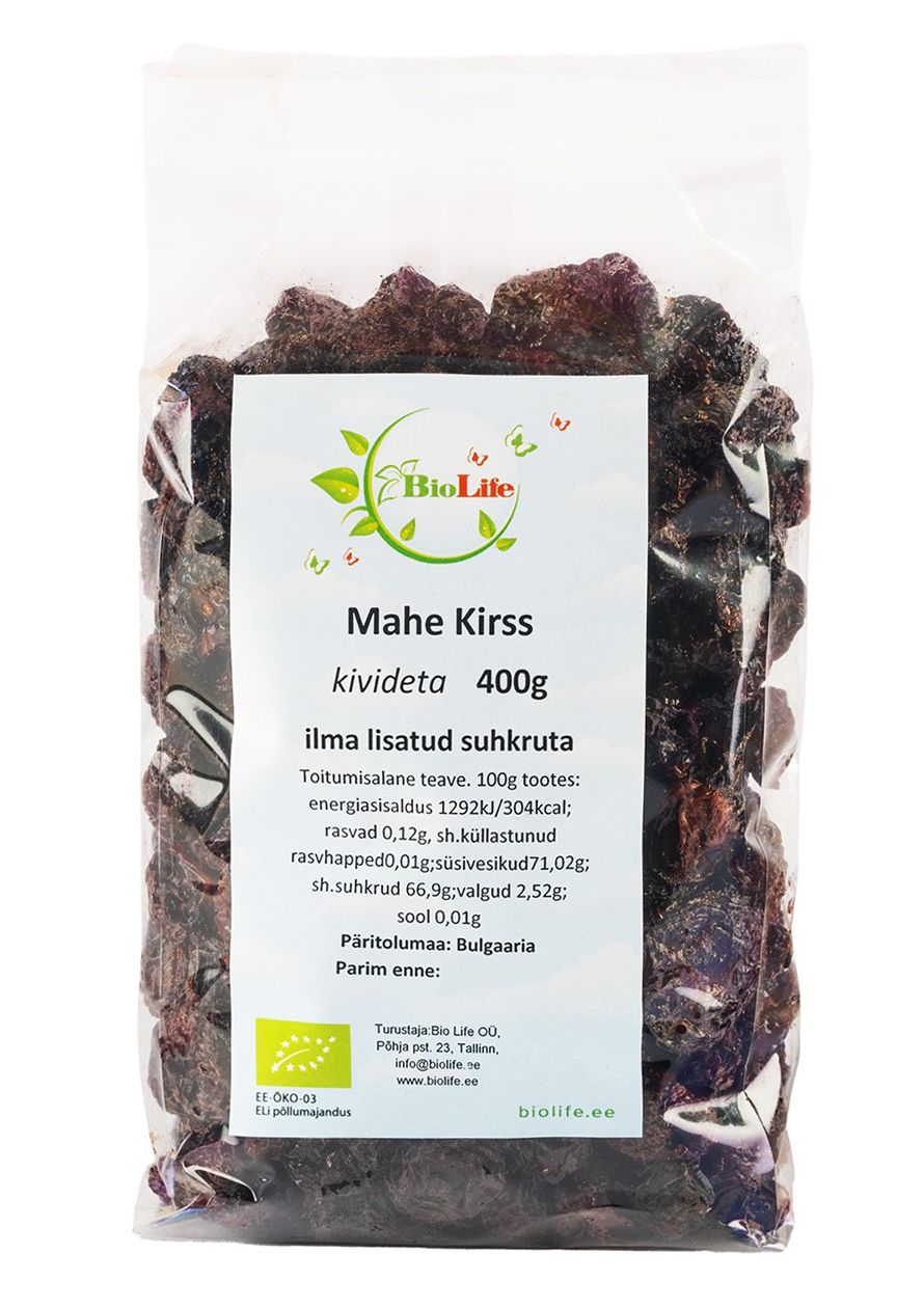 Mahe kirss, kivideta 400g
                         