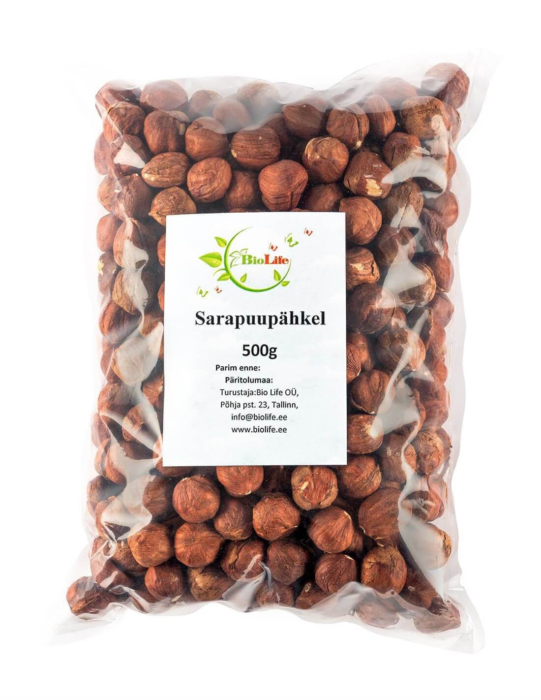 Sarapuupähkel 500g
                         