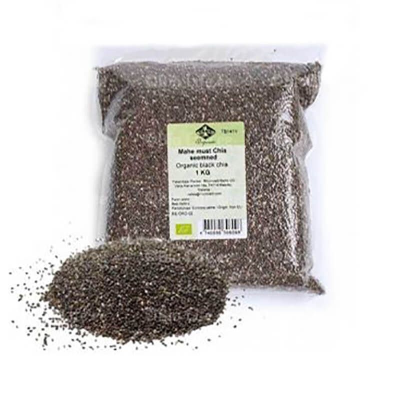 Mahe chia seemned 1 kg – 100% looduslikud, rikkalikud oomega-3 ja kiudaine allikad