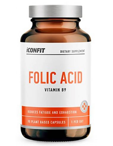 iconfit folic acid 90 kapslit – foolhape vitamiin b9 rasedatele ja immuunsusele