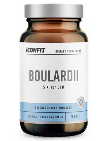 iconfit boulardii 60 kapslit – probiootiline pärm soolestiku ja seedimise toetuseks