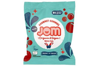 „Jom“ ekologiški guminukai su kolos skoniu, 25 g – veganiškas, be glitimo ir ekologiškas skanėstas