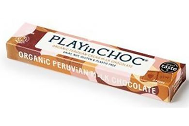 justchoc apdovanojimus pelnęs ekologiškas šokoladas su pieninio šokolado skoniu, 30 g – veganiškas