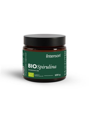 Intenson BIO spirulina pulber 100 g – mahe supertoit igapäevaseks kasutamiseks