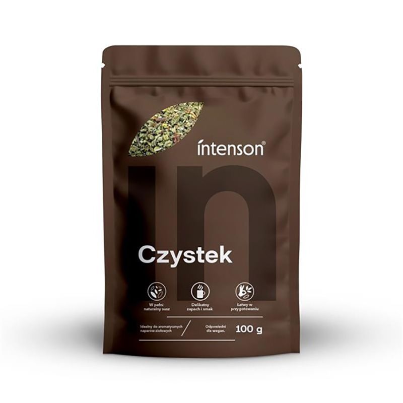 Intenson Cistus 100 g – kuivatatud cistuse ürt taimse tee valmistamiseks
