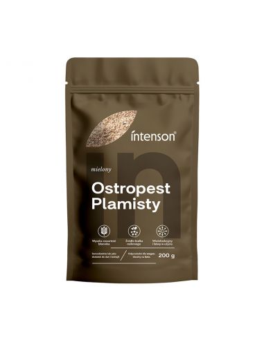 Intenson piimaohaka pulber 200 g – jahvatatud piimaohaka seemned igapäevaseks kasutamiseks