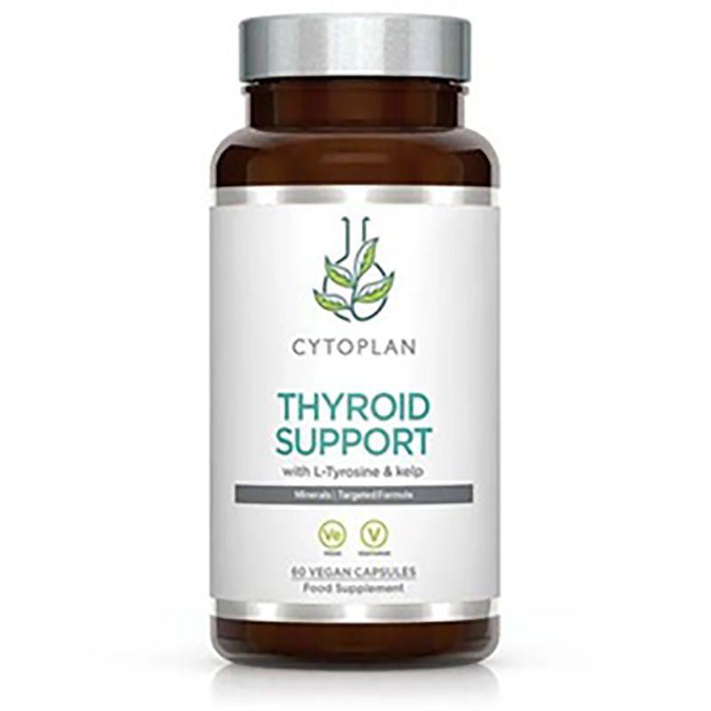 cytoplan thyroid support 60 tabletti – kilpnäärme loomulik tugi, kelp ja l-türosiin