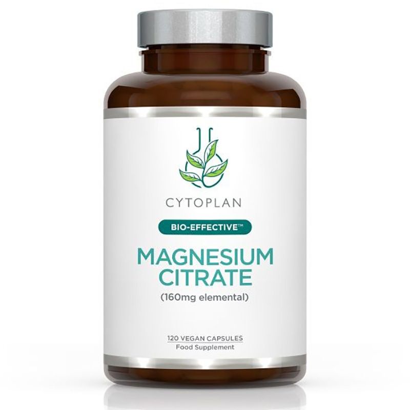 cytoplan magnesium citrate 120 kapslit – hästi imenduv magneesium, mineraalide tugi