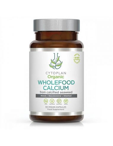 Mahe taimne kaltsium Cytoplan Wholefood Calcium 200mg 60 kapslit – looduslik kaltsiumi allikas | biolife.ee