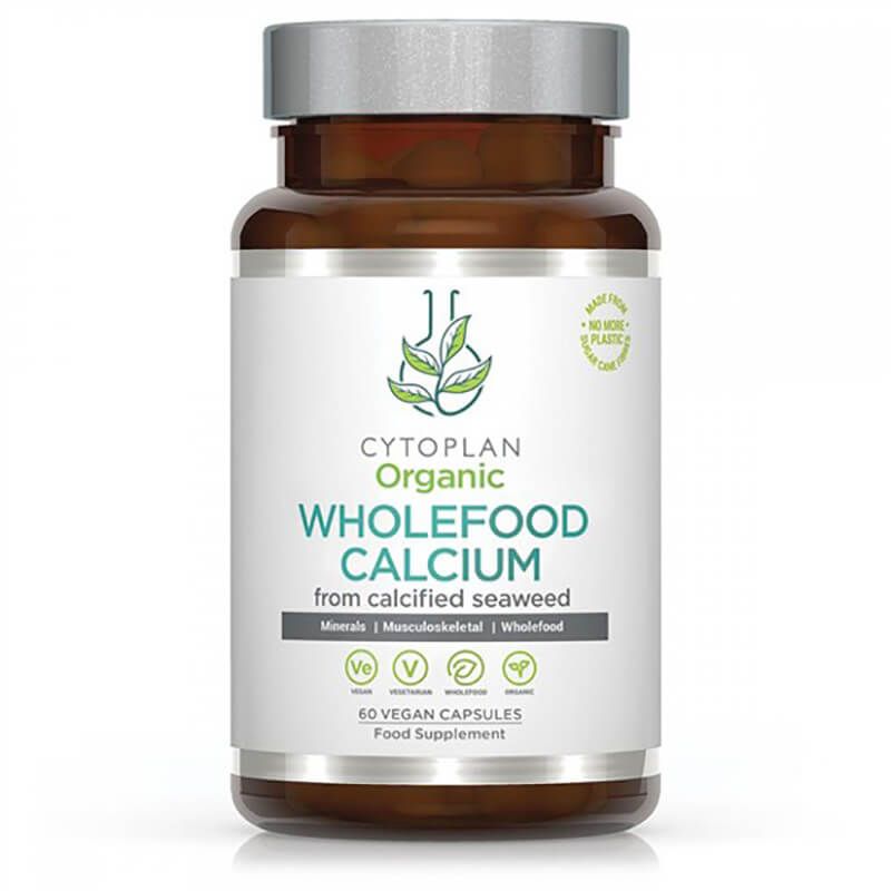 Mahe taimne kaltsium Cytoplan Wholefood Calcium 200mg 60 kapslit – looduslik kaltsiumi allikas | biolife.ee