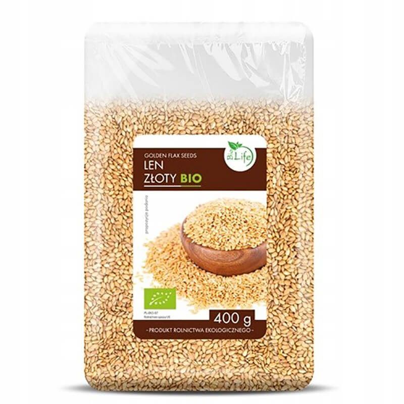Mahe kuldsed linaseemned 400g – orgaanilised kiudainerikkad seemned | biolife.ee
