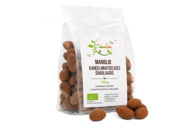 Mandel kaneelimaitselises šokolaadis 175g