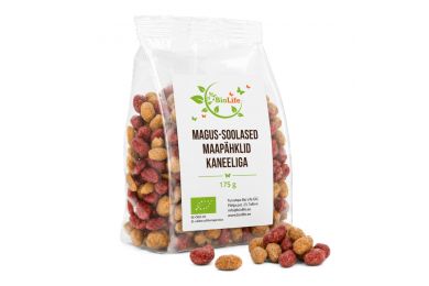 Magus-soolased maapähklid kaneeliga 175g