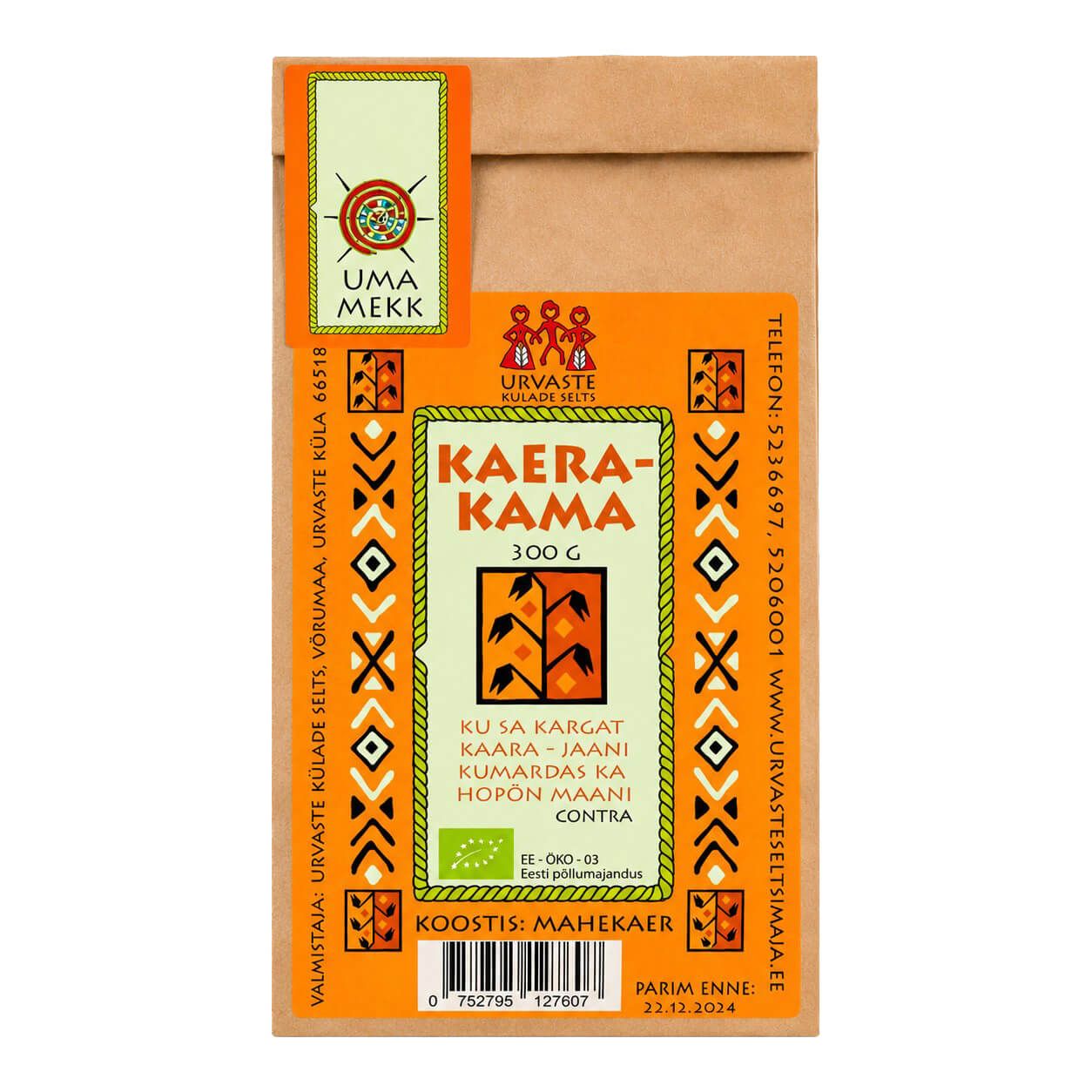 Mahe Kaerakama 300g, UMA Mekk, 100 protsenti mahedast kaerast kamajahu