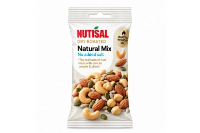 NUTISAL Natural Mix 60 g – soolamata pähkli- ja seemnesegu, pakend