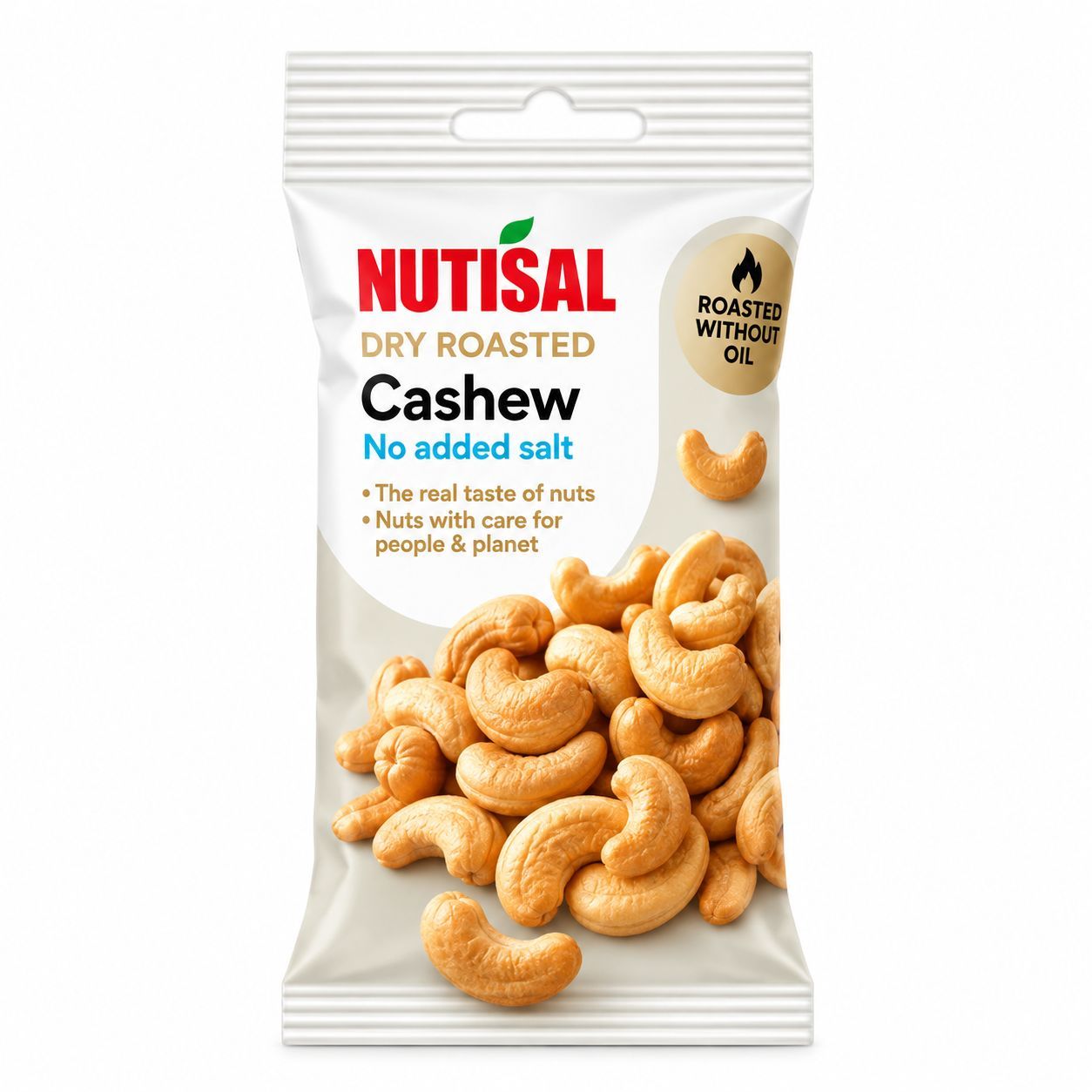 NUTISAL sausai skrudinti nesūdyti anakardžiai 60 g