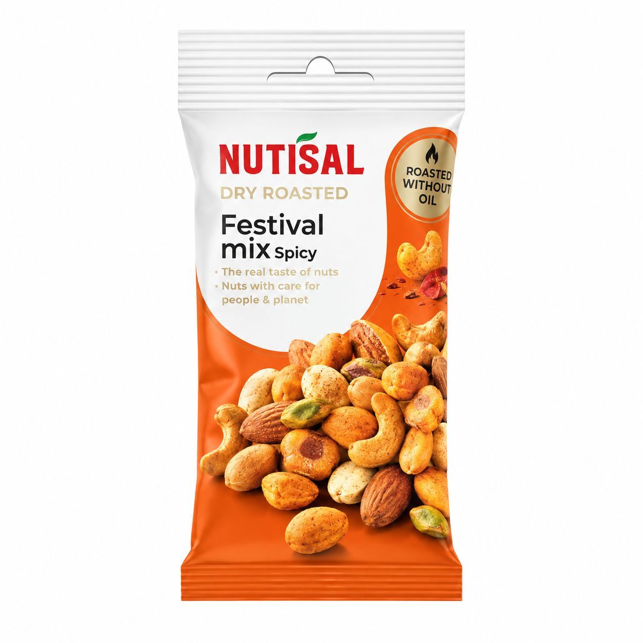 NUTISAL Festival Mix vürtsikas pähklisegu 60 g pakend