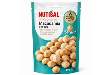 NUTISAL meresoolaga makadaamiapähklid 80 g pakend