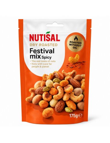 NUTISAL Festival Mix vürtsikas pähklisegu 175 g pakend