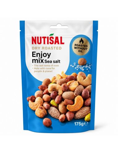 NUTISAL Enjoy Mix meresoolaga pähklisegu 175 g pakend
