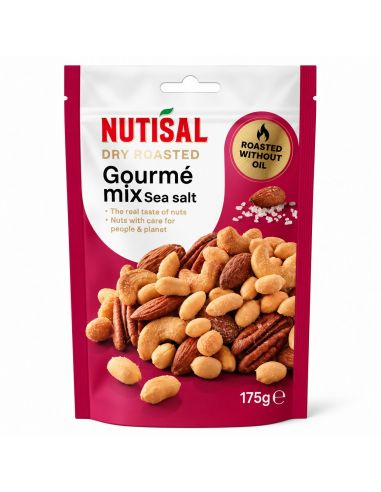 NUTISAL Gourmé Mix meresoolaga pähklisegu 175 g pakend