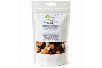 Bio Life pähklite ja jõhvikate segu 120 g pakend