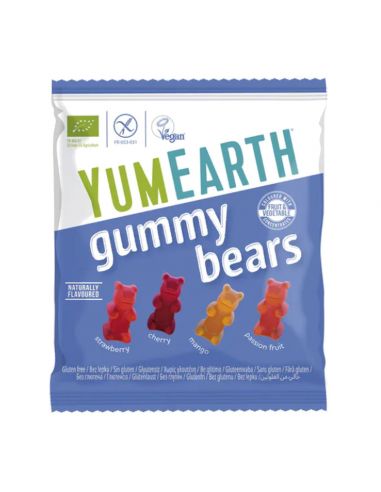 YumEarth mahedad puuviljamaitselised kummikaru­kesed 19,8 g taskupakendis