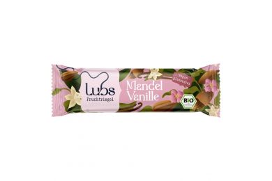 Ekologiškas migdolų ir vanilės batonėlis „Lubs“ 40 g – be glitimo ir veganiškas