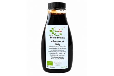 Ekologiška cukranendrių melasa 600 g – Bio Life pakuotė