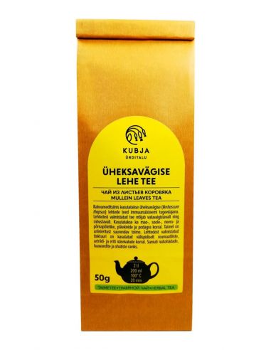 Kubja Ürditalu üheksavägise lehe tee 50 g – taimetee pakend