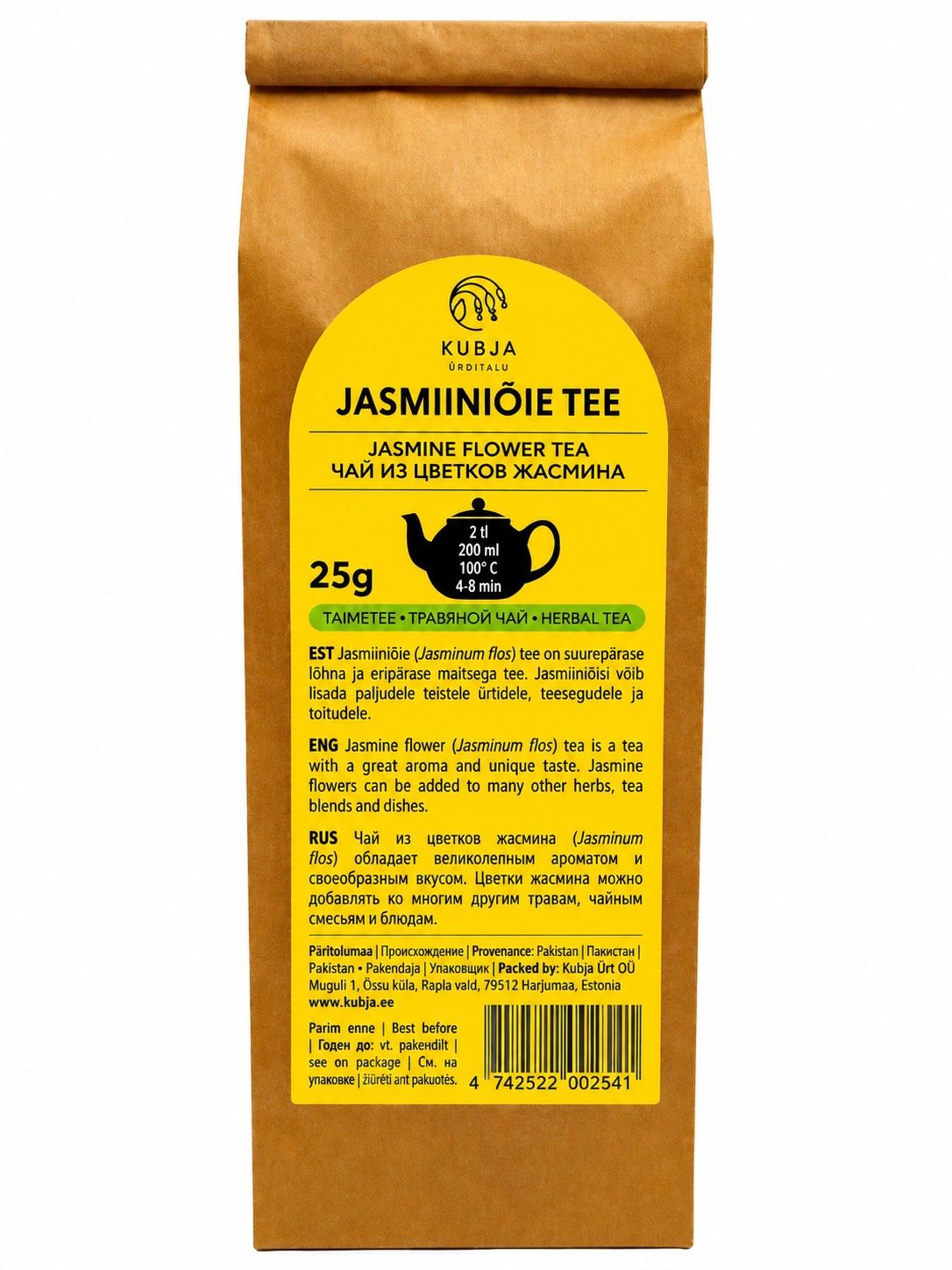 Kubja Ürditalu Jasmiiniõie tee 25 g