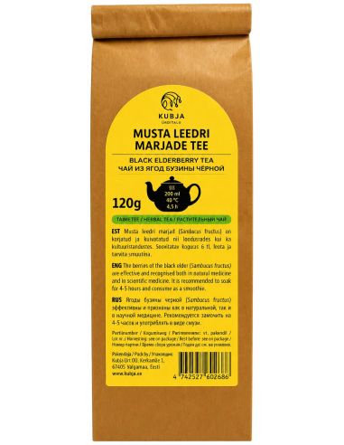Kubja Ürditalu Musta leedri marjade tee 120 g