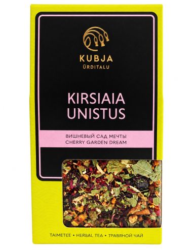 Taimetee Kirsiaia Unistus 85 g – Kubja Ürditalu kirsimaitseline marja- ja ürditee